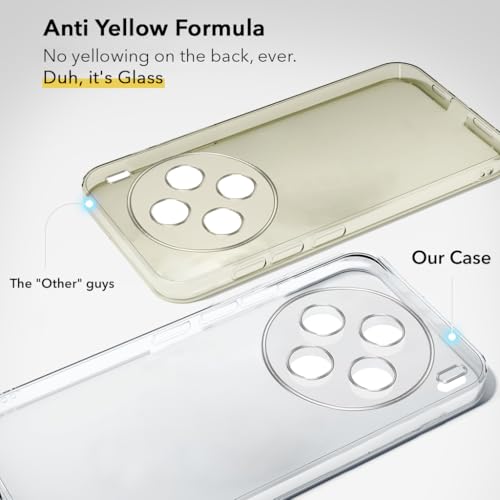 Image of Jkobi Lifetime Anti-Yellow Clear Back Cover Case for Vivo X200 5G (Sleek Hard Crystal | Shockproof and Camera Protection)