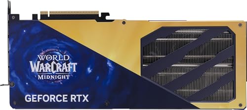 Image of MSI GeForce RTX 5070 12G World of Warcraft Midnight Void Edition OC Graphics Card - NVIDIA GeForce RTX 5070 GPU, 12GB GDDR7 192-bit Memory, 28Gbps, PCI Express Gen 5 Interface