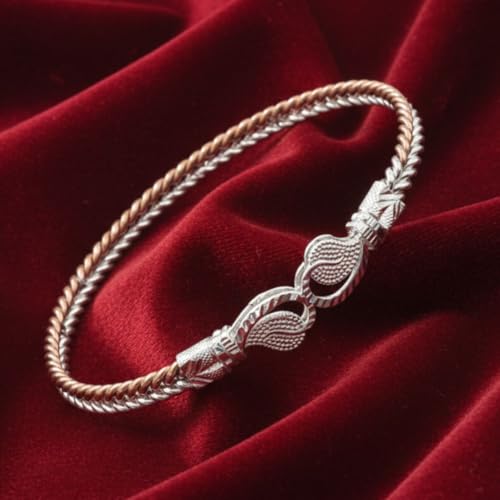 Image of Parasmoni Elegant Silver Noya Bangle