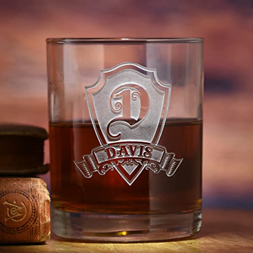 Personalized Rocks Glass, Whiskey, Scotch, Bourbon Glasses Set Of 4