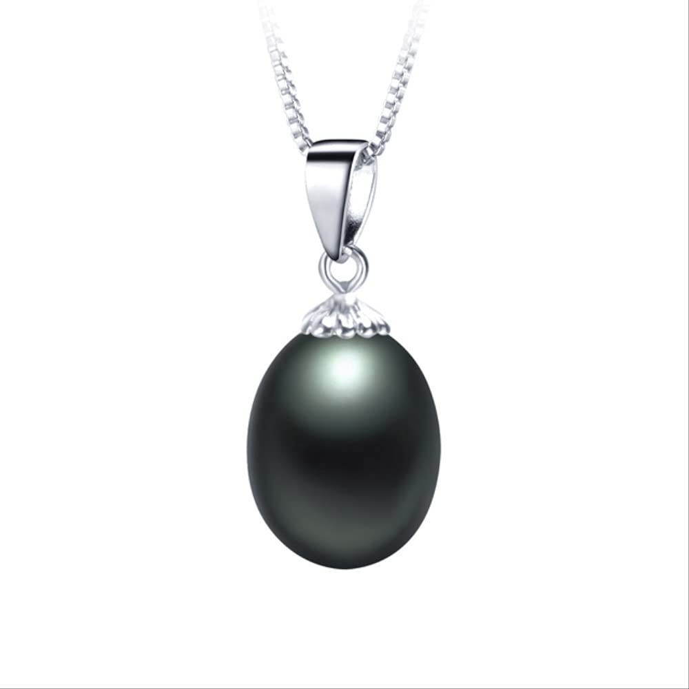 Collier de perles d'eau douce véritables de 8-9 mm HHRLCHX chic - 2