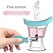 Silicone Eye Wash Cup Portable Pressure Eye Wash Cup Set Ideal for Care Cleaning Soothing Tired Dust Makeup
