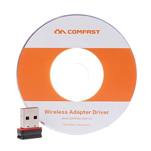 WiFi Card WLAN Stick Comfast CF-WU810N USB WiFi Adapter Built-in 2dBi Antenna 150Mbps WiFi Network LAN Card 802.11b/g/n Mini Adapter for Desktop by Ontracker WiFi Card WLAN Stick Comfast CF-WU810N USB WiFi Adapter Built-in 2dBi Antenna 150Mbps WiFi Network LAN Card 802.11b/g/n Mini Adapter for Desktop by Ontracker