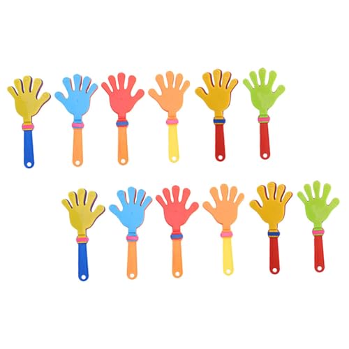 Ciieeo Aplaudidores De Mano Pequeños Plásticos Colores Variados Juguetes Que Hacen Ruido Para Fiestas y Celebraciones Pack De 12 Unidades