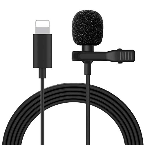 Micrófono de doble cabeza Clip de grabación en micrófono Mini micrófono compatible con el teléfono XS/XR/X / 8/7/6/5 / Pad Air