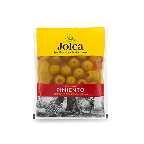 Pack 36 Bolsas Aceituna Manzanilla Rellena De Pimiento Jolca (36x185g) Cover