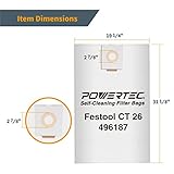 Zoom IMG-2 powertec 75037 sacchetti di ricambio Zoom IMG-2 powertec 75037 sacchetti di ricambio