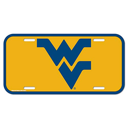NCAA West Virginia University License Plate