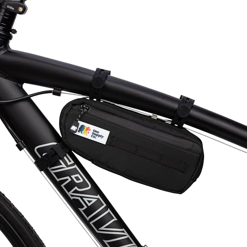 Bike Frame Bag Waterproof with Dual Compartments