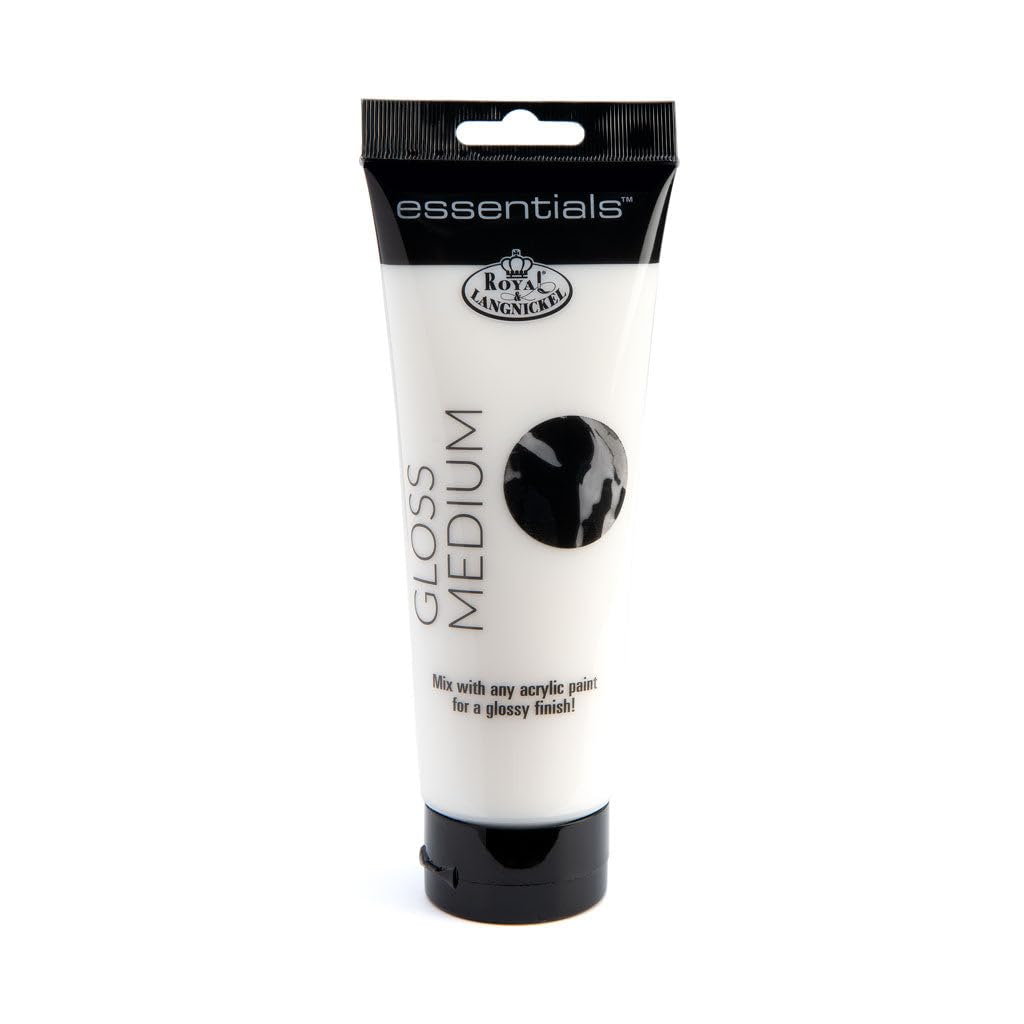 Royal & Langnickel 250Ml Tube Gloss Medium Acrylic Artist Glossy Finish