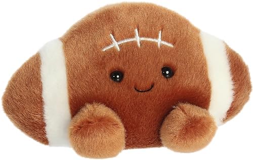Aurora® Adorable Palm Pals™ Tackle Football™ Stuffed Animal - Pocket-Sized Play - Collectable Fun - Brown 5 Inches