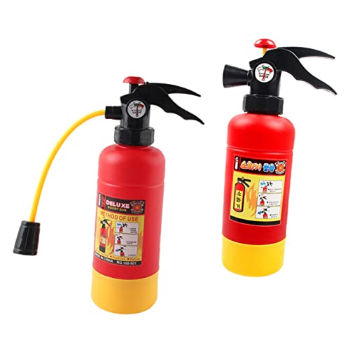 GARIOUANS 2pcs Boys and Girls Fire Extinguisher Water Spray Toys Mini Fire Fighting Sprinklers for Outdoor Summer Beach Party Fun and Children’s Prank Play