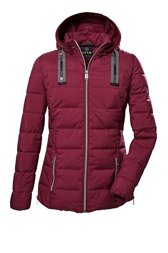G.I.G.A. DX Damen Steppjacke mit abknöpfbarer Kapuze GW 4 WMN QLTD JCKT, weinrot, 42, 41341-000