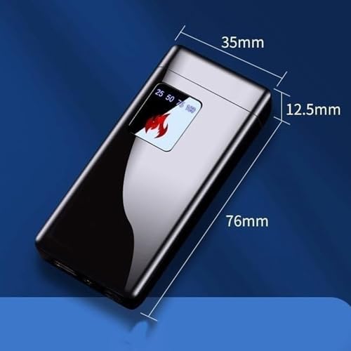 Encendedor Recargable de Butano con Sensor Táctil Azul miniatura 7