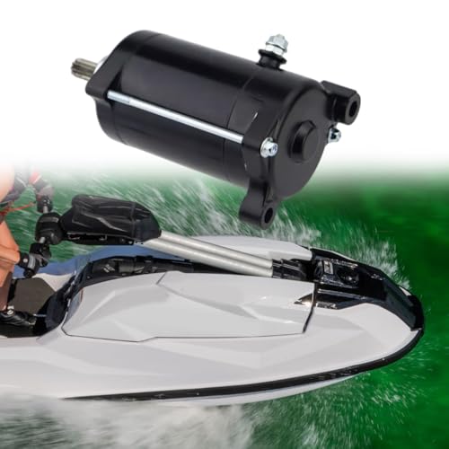 Motor de arranque eléctrico MACHSWON, reemplazo 6M6-81800-10-00, compatible con Yamaha WaveRunner Superjet SJ650 1990-1993, engranaje de 9 dientes, 1 pieza miniatura 6