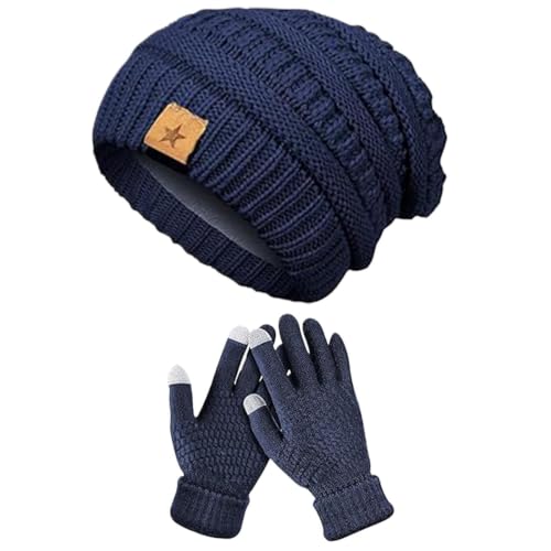 Gorro y guantes para mujer que cortan el viento helado en deportes de invierno 7