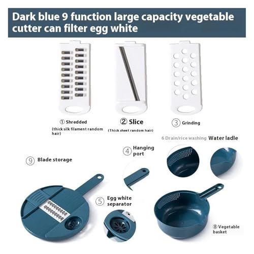 Cortadora Manual Multiusos 9 en 1 para Verduras miniatura 2