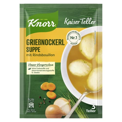Knorr Kaiserteller Griessnockerlsuppe, 14x62g