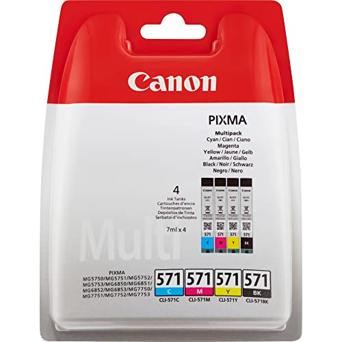 Canon CLI-571 cartouche d'encre gris et couleurs pour des tirages précis