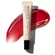 YouthVibe 5% Volufiline Lip Serum & Gloss, Hydrating Lip Care with Shea Butter, Collagen, Peptide & PDRN - Fuller-Looking Lips Over Time, No Burning or Tingling, Non-Sticky Essence - Coral Glow