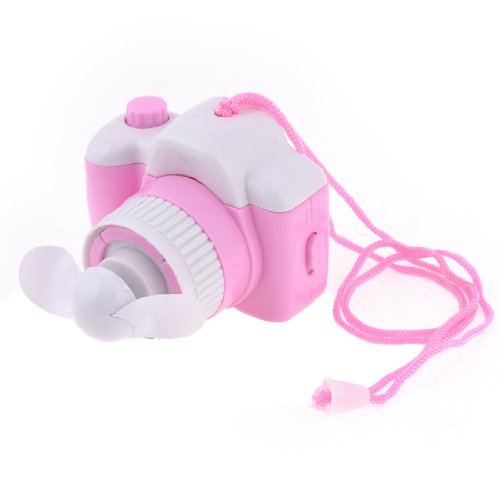 Diseño con pilas de la cámara 2 de la hoja suave mini bolsillo del ventilador Blanco Rosa Cover