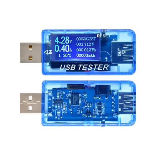 USB電圧計 電流計 電流電圧テスター LCDデジタルディスプレイ 電源 バッテリー容量テスター 検出器 電気技師ツール