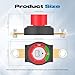 Side Post Battery Disconnect Switch, Malictele On/Off 12-48V Heavy-Duty Battery Disconnect Switch 275A Kill Switch for Car, Marine, RV, Boat, Truck