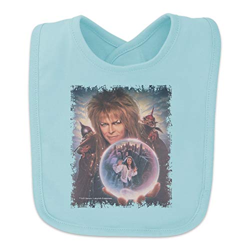 Labyrinth Crystal Ball Goblin King Jareth David Bowie Baby Bib