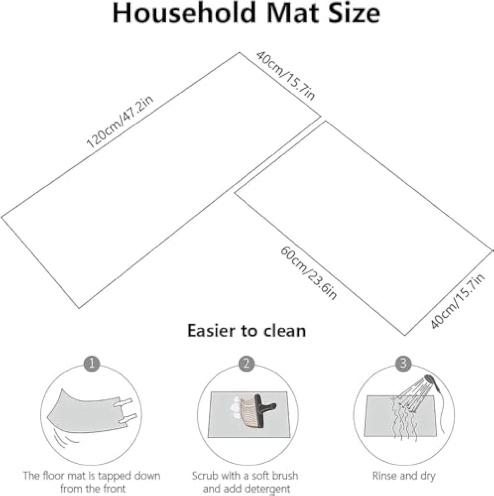 Anti Fatigue Kitchen Rug Sets 2 Piece Non Slip Mats