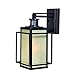 VAXCEL Hyde Bronze Motion Sensor Dusk to Dawn Mission Outdoor Wall Light