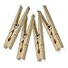 Honey-Can-Do DRY-01375 Wood Clothespins with Spring, 50-Pack, 3.3-inches Length