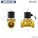 YAOJING 2W025-08 Brass Solenoid Valve - Industrial Solenoid Valves for Petrochemical, Power and Water Treatment