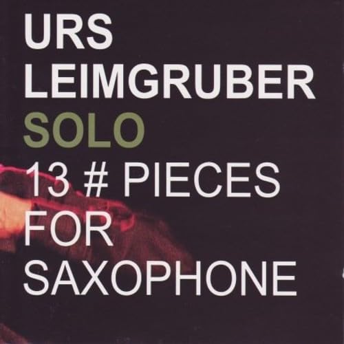 Solo-13 Pieces For Saxophone