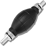 MINOOM Fuel Pump Hand Primer Bulb Fuels Rubber & Aluminum Hand Suitable for Car/Boat/Marine/Motorcycle 10mm (3/8') Hand Primer Pump