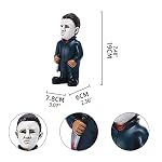 Adornos creativos para el c¨¦sped, para Halloween, decoraci¨®n de interiores, estatuas de cara blanca, figuras de resina, figuras coleccionables, regalo para ni?os, amigos, decoraci¨®n de interiores,