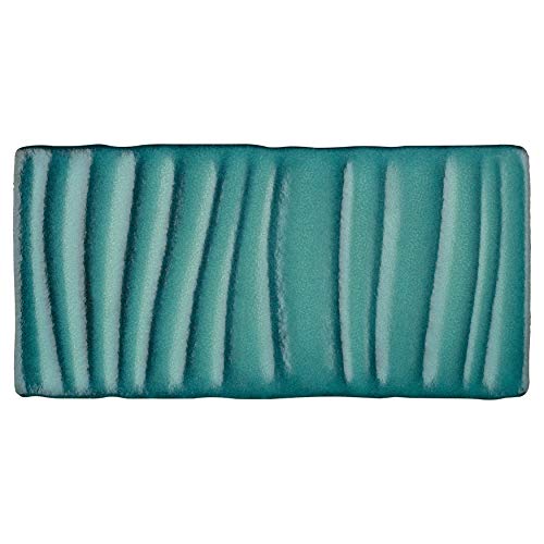 Somertile Antic Sensations Lava Verde 3" X 6" Ceramic Wall Subway Tile #TOP4