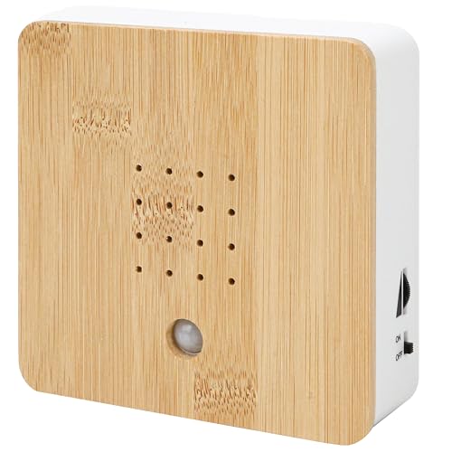 Bird Chirping Sound Device, Singing Bird Box Machine, Motion Sensor Activated Speaker with Natural Sounds, Nature Ambient Noise for Spa, Bathroom, Toilet, Guest, Relaxation, Therapy & Sleeping, 4.7"
