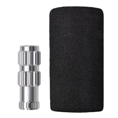 Adaptador de válvula de precisión, bomba de bicicleta profesional, inflación con protector de esponja, extensor de aluminio de servicio pesado, boquilla de flujo rápido con construcción portátil