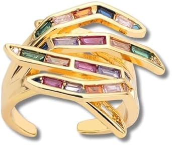 Anel Feminino “Entrelaços” – Design Moderno e Ajustável, Aço Inoxidável, Semijoia Versátil e Elegante, Alta Durabilidade – Acompanha Bolsa de Veludo