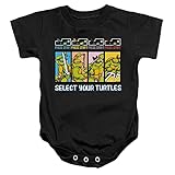 Logovision TMNT Teenage Mutant Ninja Turtles Select Your Turtles Unisex Infant Snap Suit for Baby,...