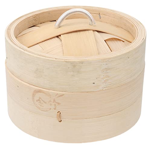 PAREKS Cuiseur vapeur en bambou de qualité supérieure pour aliments