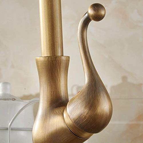 Robinet d'évier en laiton massif, design haut de gamme 360° - 5