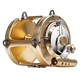 SAMOLLA Heavy Duty 3.5KG Tuna Reel Deep Sea Fishing Reel 2 Speed 2.5:1/1.3:1 Gear Ratio Conventional Reel 132LB Max Drag Saltwater Big Game Trolling Reel for Offshore Boat Sailfish Right Handed