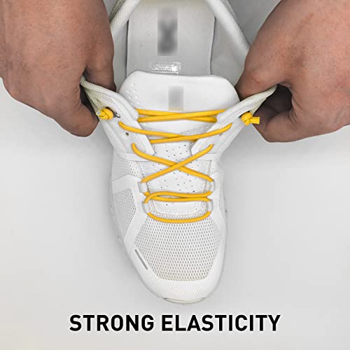 Image of 3 Pairs Elastic No Tie Shoe Laces, Stretch Bungee Laces