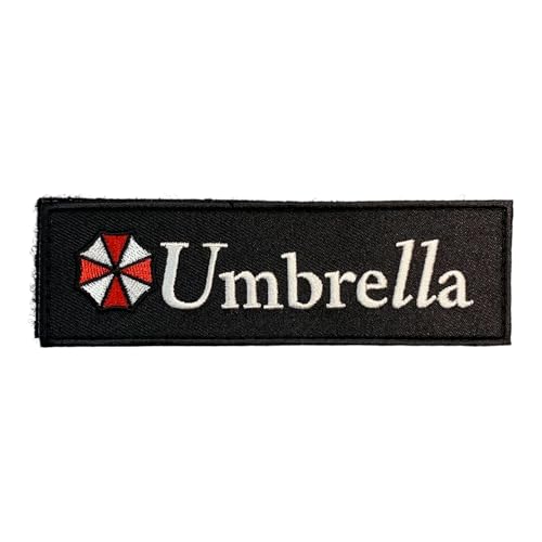 Super6props Umbrella Corporation Raccoon City R.P.D. Hook and Loop Tactical Vest Patch (1x, 130mm x 40mm, Rectangular, Costume Accessory, patch)
