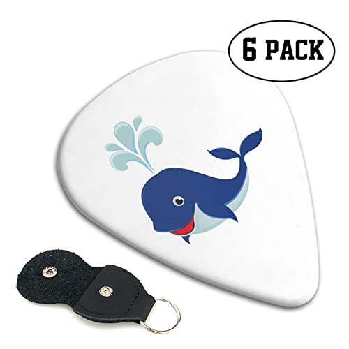 ASDTEHCY Lot de 6 médiators en celluloïd en forme de petite baleine mignons, minces, moyennes et lourdes pour guitares… - Les Beatles, Paul McCartney, John Lennon, RIngo Starr, George Harrison ASDTEHCY Lot de 6 médiators en celluloïd en forme de petite baleine mignons, minces, moyennes et lourdes pour guitares… – Image 4