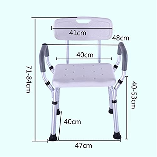 Chaise de douche antidérapante contre le risque de chute des PMR - 4