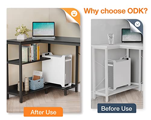 Odk 40 Inch Small L Shaped Gaming Computer Desk thumb #6