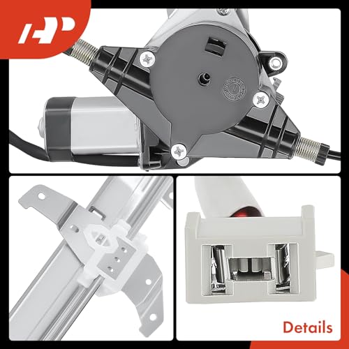 A-Premium Front Passenger Side Power Window Regulator with Motor Compatible with Lincoln Town Car 1993-1997, Front Right Passenger Side, with 2-Pin Connector Motor by A-Premium - Image 8