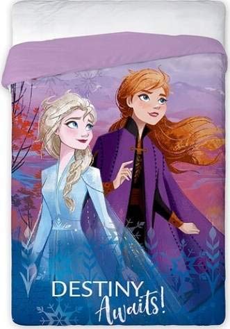 Couette imprimée Frozen 2 Disney 140 X 200 Cm